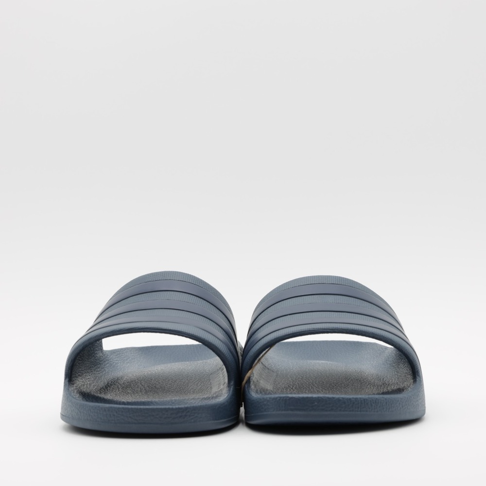 Adidas Unisex Adilette Aqua Slides Casual Slip-On Sandals Navy Blue Size M9 W10 - Picture 7 of 10